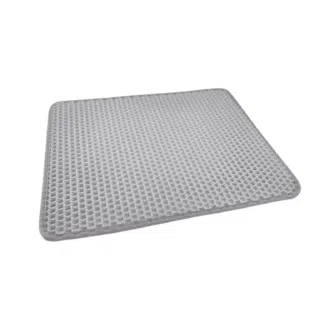 Tapis de Propreté Double Couche pour Litière Chat — Petzy.ma Maroc