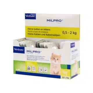 Vermifuge Milpro pour chat 0,5 kg – 2 kg — Petzy.ma Maroc
