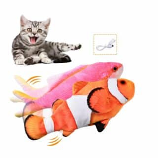 Jouet Interactif Poisson Vibrant Électrique pour Chat — Petzy.ma Maroc
