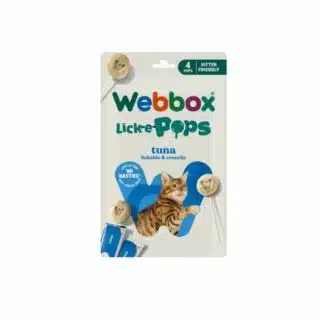 Webbox Lick-e-Pops friandises pour chat au thon 4 pcs — Petzy.ma Maroc