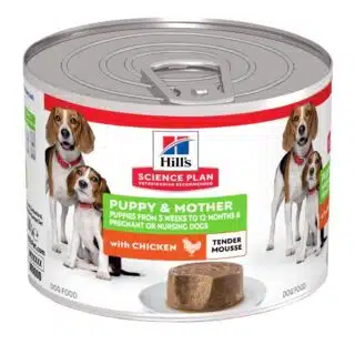 Hill’s Science Plan PUPPY & MOTHER MOUSSE pour Chiot et Chienne gestante au poulet 200g — Petzy.ma Maroc