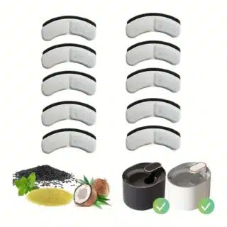1 pc Filtre de Remplacement pour Fontaines d’Eau pour Animaux — Petzy.ma Maroc