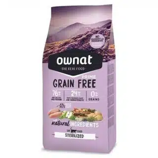Ownat Grain Free Prime Stérilisé - 3kg — Petzy.ma Maroc