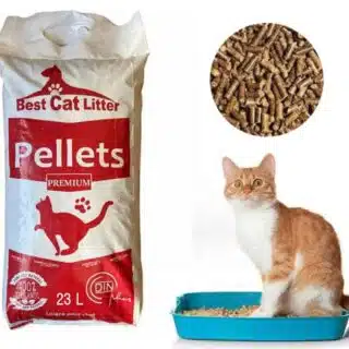 Litière en Granulés de Bois Pellets – 23 L — Petzy.ma Maroc