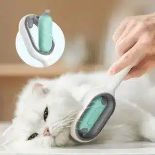 Brosse 2-en-1 de Toilettage et Massage pour Chat & Chien — Petzy.ma Maroc