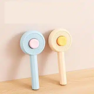 Brosse dépilatoire pour animaux de compagnie, autonettoyant pour chiens et chats avec dents de massage — Petzy.ma Maroc