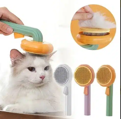 Brosse Autonettoyante Animoo Maroc® pour Chiens et Chats 1 Brosse Autonettoyante Animoo Maroc pour Chiens et Chats — Petzy.ma Maroc