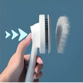 Brosse de Toilettage Auto-Nettoyante pour Chien et Chat — Petzy.ma Maroc
