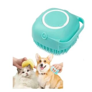 Brosse de Douche & Massage pour Animaux en Silicone — Petzy.ma Maroc