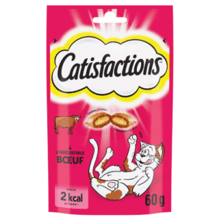 Catisfactions Friandises Craquantes pour Chat 60g — Petzy.ma Maroc
