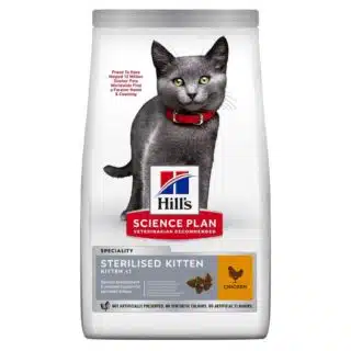 HILL’S SCIENCE PLAN Aliment Sec pour Chat Stérilisé Chaton Poulet 1,5 KG — Petzy.ma Maroc