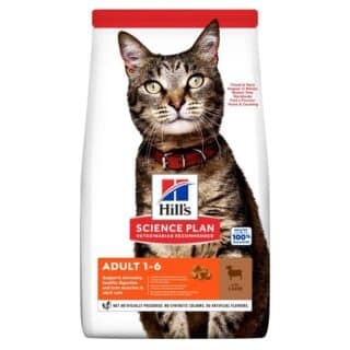 Hill’s Science Plan Aliment Sec pour Chat Adulte (1-6) – Agneau 1,5 Kg — Petzy.ma Maroc