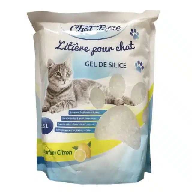 Litière pour chat en silice Parfum Citron 3,8 L® 1 Litière pour chat en silice Parfum Citron 3,8 L — Petzy.ma Maroc