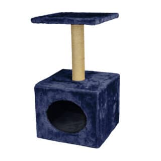 Arbre à chat et Griffoir Giglio Leopet - Bleu Foncé — Petzy.ma Maroc