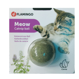 Flamingo Jouet Meow CATNIP Balle 100% Naturelle — Petzy.ma Maroc