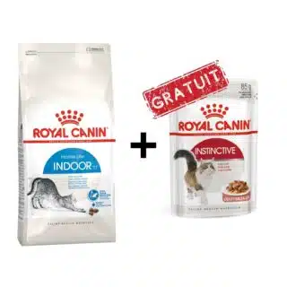 Royal Canin Indoor Chat Adulte 2 kg + Pâtée Offerte — Petzy.ma Maroc