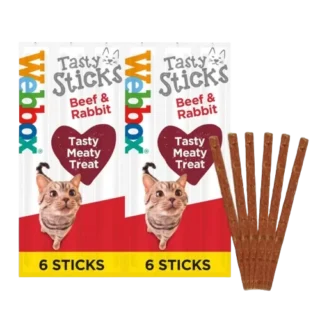 Webbox Tasty Sticks Boeuf & Lapin 30g — Petzy.ma Maroc