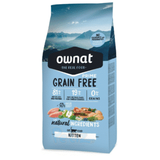 Ownat Grain Free Kitten Croquettes Sans Céréales pour Chaton – Alimentation Naturelle Riche en Viande Fraîc… — Petzy.ma Maroc