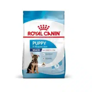 CROQUETTES MAXI PUPPY 4 KG ROYAL CANIN pour chiots de grandes races de 2 à 15 mois — Petzy.ma Maroc