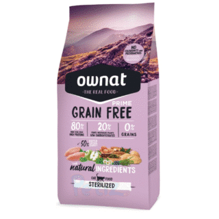 Ownat Grain Free Cat Prime Sterilized pour Chats Stérilisés — Petzy.ma Maroc