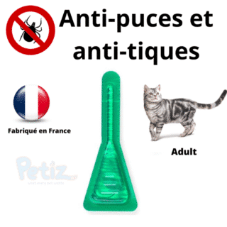 Pipette Anti-Puces & Anti-Tiques Spot-On pour Chat et Chaton — Petzy.ma Maroc