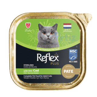 Reflex Plus Pâté au Poisson Pour Chat Stérilisé (Cabillaud) 85 g — Petzy.ma Maroc