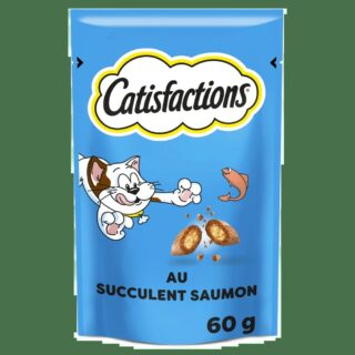 CATISFACTIONS Friandises Saveur Saumon – Pour Chat et Chaton — Petzy.ma Maroc