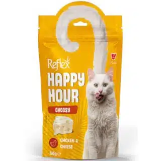 Reflex Happy Hour Poulet & Fromage 60g — Petzy.ma Maroc