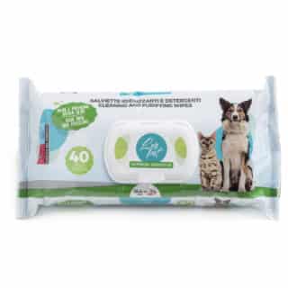 Lingettes LeoPet Hygiéniques et Nettoyantes pour chiens et chats (40 PCS) Aloe Vera et aux Protéines de Soie — Petzy.ma Maroc