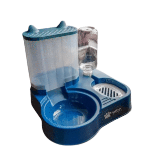 Mangeoire Automatique Double pour Animaux — Petzy.ma Maroc