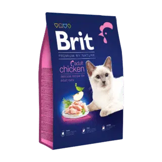 Brit Premium by Nature Chat Adulte Poulet 1.5 kg ou 8kg — Petzy.ma Maroc