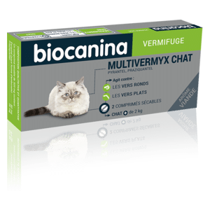Vermifuge Complet pour Chat - Traitement Vers Ronds & Plats — Petzy.ma Maroc