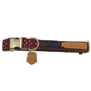 Nayeco Collier Mac Leather Monaco Rouge — Petzy.ma Maroc