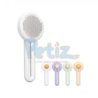Brosse Jaune d'Œuf pour Chat & Chien - Toilettage Facile — Petzy.ma Maroc