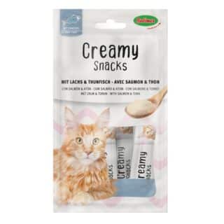 Bubimex creamy snacks tuna 4x60g — Petzy.ma Maroc