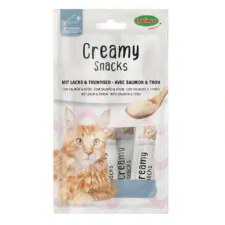 Bubimex creamy snacks tuna 4x60g — Petzy.ma Maroc