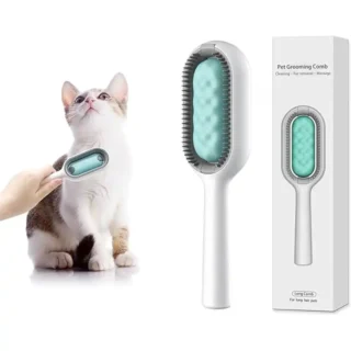 Brosse d’épilation pour chat et chien - Toilettage Doux — Petzy.ma Maroc