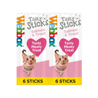 Webbox Cat Tasty Sticks Saumon & Truite 30g — Petzy.ma Maroc