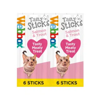 Webbox Cat Tasty Sticks Saumon & Truite 30g — Petzy.ma Maroc