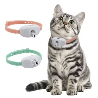 Collier Laser Automatique pour Chat – Jouet Interactif Rechargeable USB