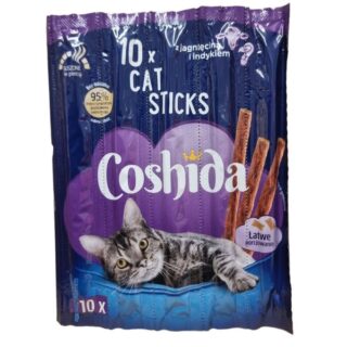 Coshida® Friandises en Sticks Bœuf & Dinde pour Chat (10 pcs)