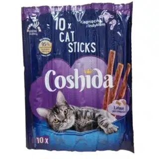 Coshida® Friandises en Sticks Bœuf & Dinde pour Chat (10 pcs)