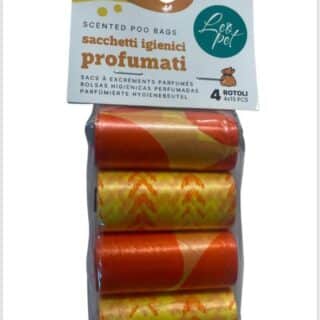 Sacs Hygiéniques Parfumés à l'Orange Couleurs Assorties 4x15pcs — Petzy.ma Maroc