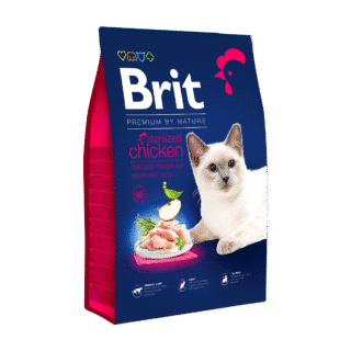 Brit Premium by Nature Chat adulte stérilisé Poulet 1.5kg ou 8kg — Petzy.ma Maroc
