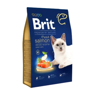 Brit Premium Adult Salmon – Saumon Frais & Digestion Facile — Petzy.ma Maroc