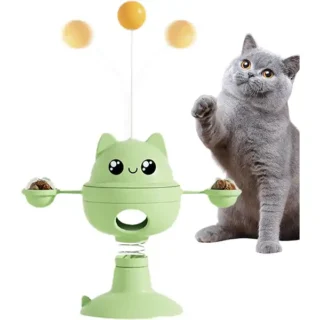 Jouet Distributeur de Friandises Interactif pour Chat — Petzy.ma Maroc