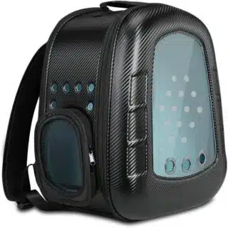 Sac à dos Black Carbon Chic® pour chat et chien