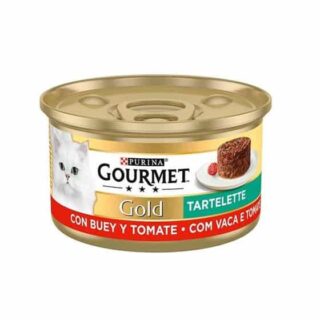 Purina Gourmet Gold® pour Chat Adulte – Tartelettes Bœuf & Tomate – (85g)