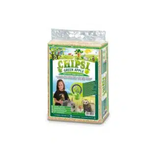 Litière Chipsi® Pomme Verte – copeaux de bois Naturelle, Absorbante et Aromatisée 3.2kg