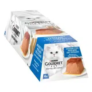 Gourmet Revelations® – Nourriture Humide pour Chats au Poisson de l’Océan (4 x 57 g)